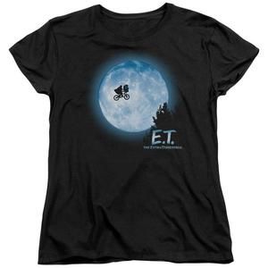 Et The Extra Terrestrial Moon Scene T-Shirt Black